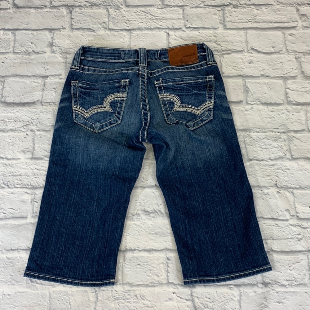 Big Star Denim Jean Shorts REMY Low Rise Fit Bermuda style Size 26